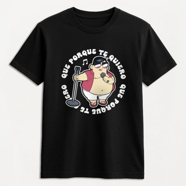 Camiseta Oficial Jorge Luis – Niña Repelente | “Que porque te quiero” MEDIDAS