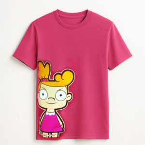 camiseta niña repelente rosa